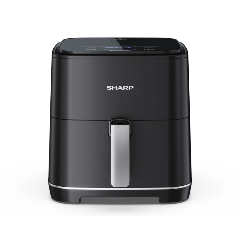 foto del prodotto sharp af gs552ae b singolo 5,5 l indipendente 1650 w friggitrice ad aria calda nero, argento