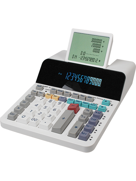 foto del prodotto sharp el 1901 calcolatrice desktop calcolatrice con display bianco