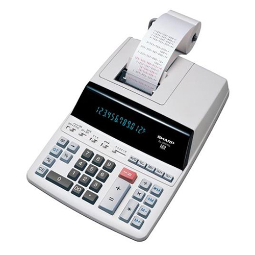 foto del prodotto sharp el 2607v calcolatrice desktop calcolatrice con stampa bianco