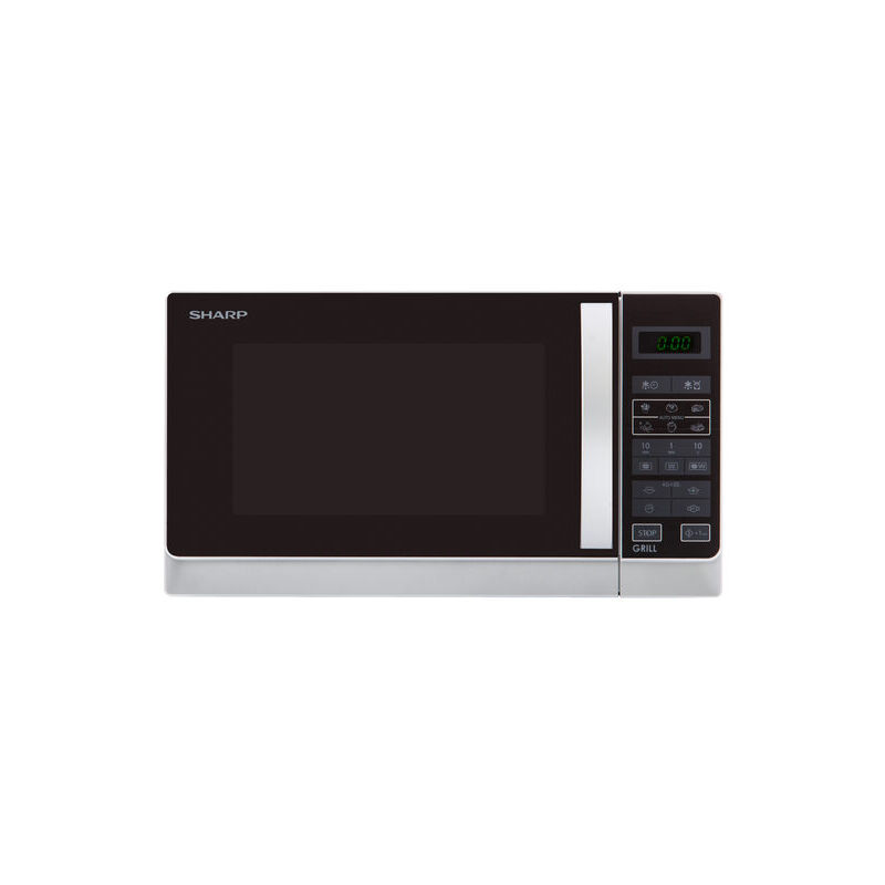 foto del prodotto sharp home appliances r742inw forno a microonde superficie piana microonde combinato 25 l 900 w argento