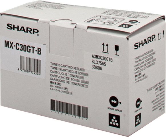 foto del prodotto sharp mxc30gtb cartuccia toner 1 pz originale nero
