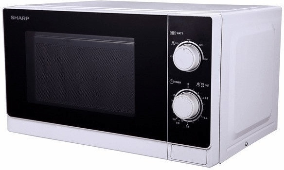 foto del prodotto sharp r 600ww forno a microonde superficie piana microonde combinato 20 l 800 w nero, bianco