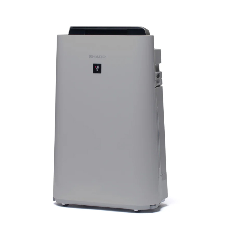 foto del prodotto sharp ua hd50e l purificatore aria flusso aria 306 m3 h filtraggio a 3 livelli plasmacluster funzione umidificante grigio