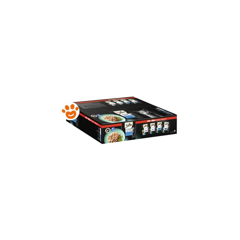 foto del prodotto sheba cat nature s collection selezione del mare sheba cat nature s collection selezione del mare confezione da 60 85 gr
