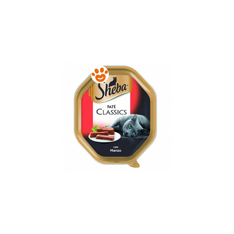 foto del prodotto sheba cat pat classic con manzo cat pat classic con manzo vaschetta da 85 gr