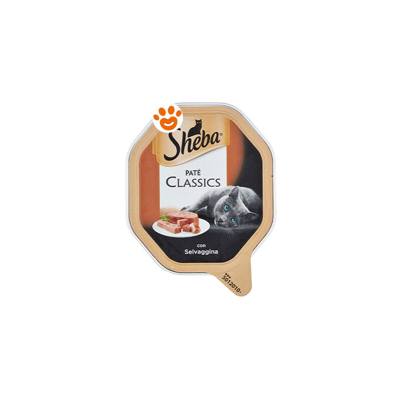 foto del prodotto sheba cat pat classic con selvaggina cat pat classic con selvaggina vaschetta da 85 gr