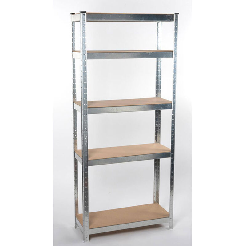 foto del prodotto shelf de storage - shelf - 5 shelf - heavy duty - maximum 750 kilograms - senza viti mdf - kinzo