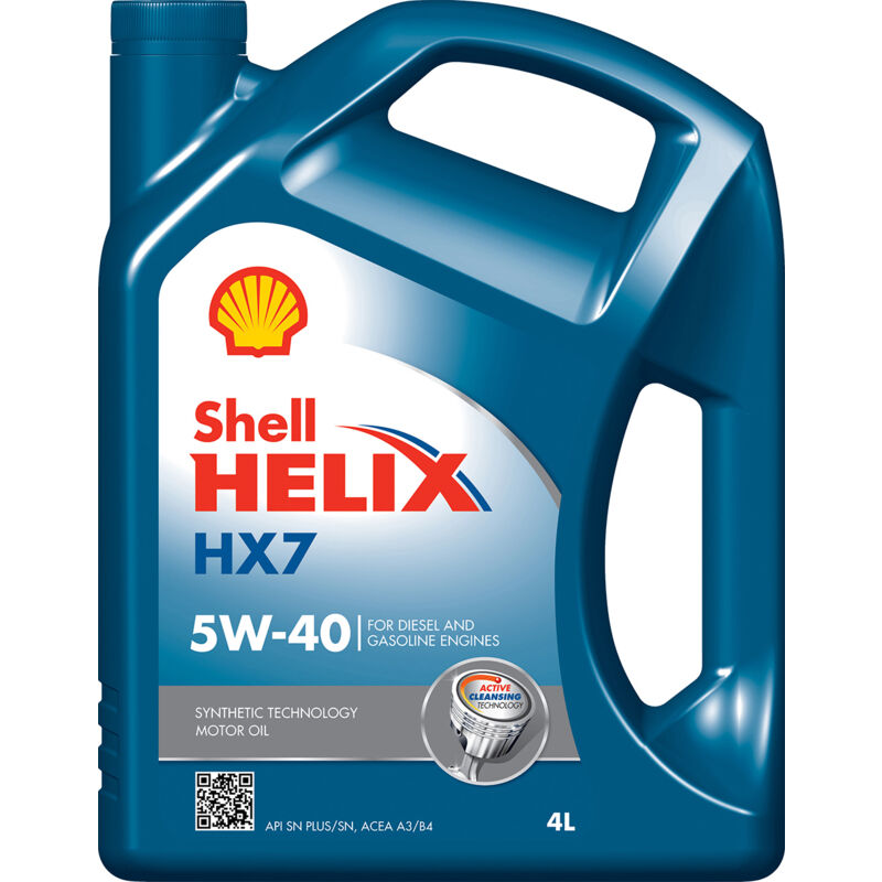 foto del prodotto shell olio motore helix 5w 40 hx7 sintetico 4l