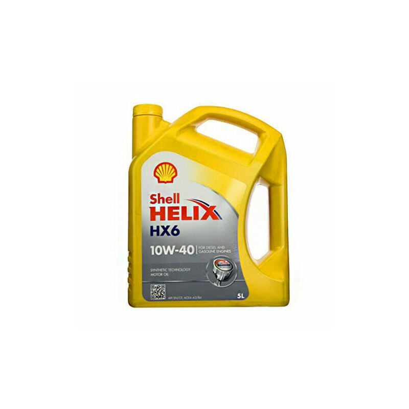 foto del prodotto shell olio motore helix hx6 10w 40 5l a3 b4