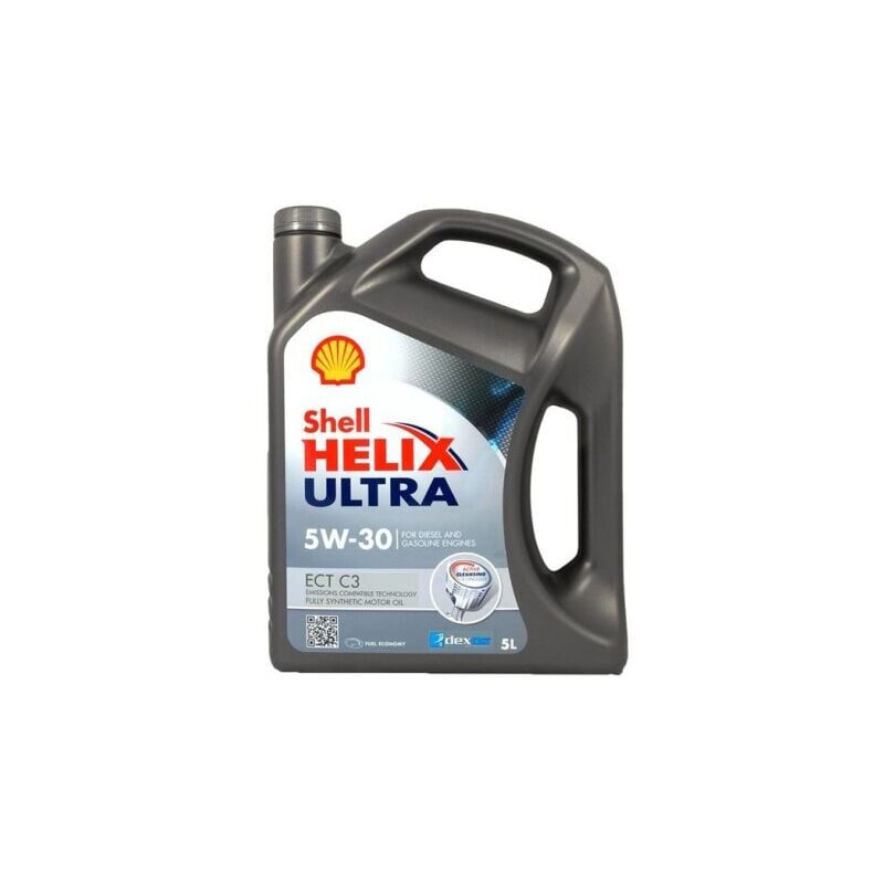 foto del prodotto shell olio motore helix ultra 5w 30 5l ect c3