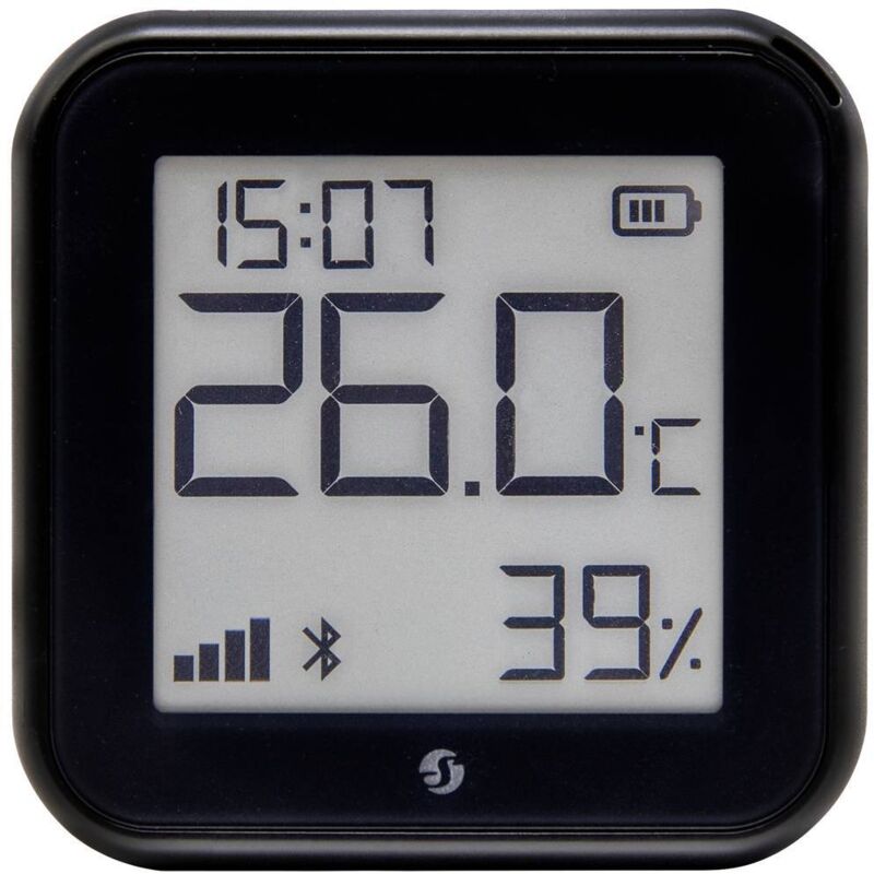 foto del prodotto shelly h t gen 3 matte black sensore di temperatura e umidit senza fili bluetooth, wi fi
