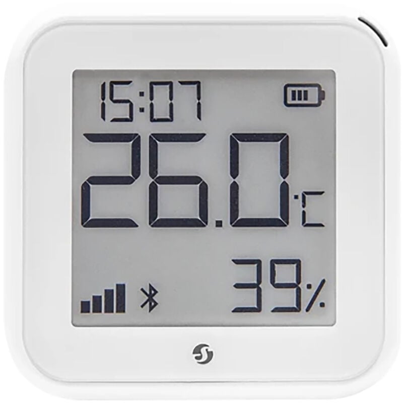 foto del prodotto shelly h t gen 3 white igrometro termometro wi fi e bluetooth, misuratore wireless de temperatura e umidit , memorizzazione de dati, controllo