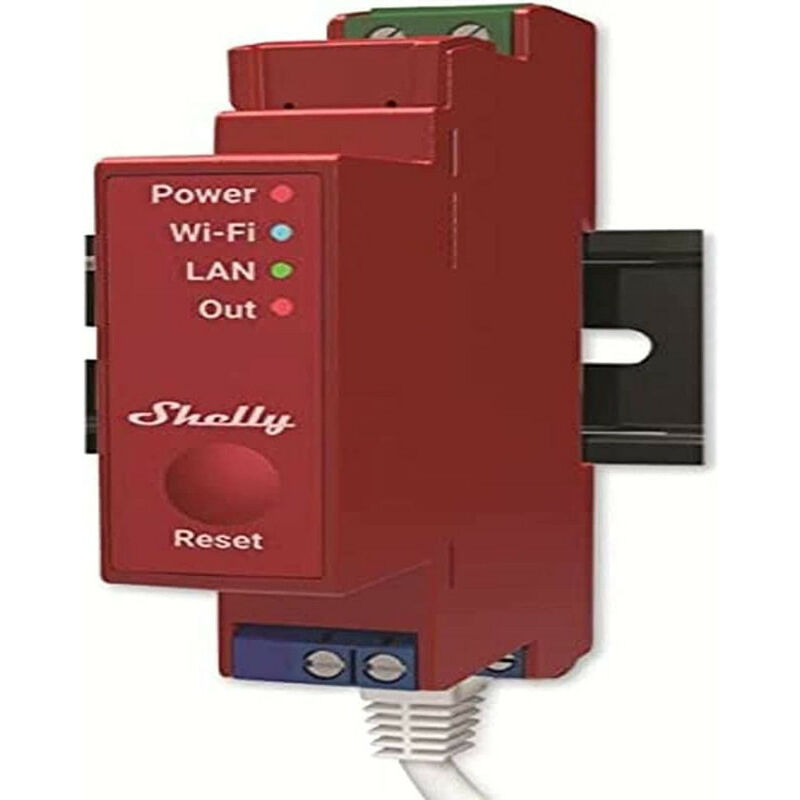 foto del prodotto shelly pro 1pm rel smart wifi lan bluetooth 1 canale, barra din, professionale