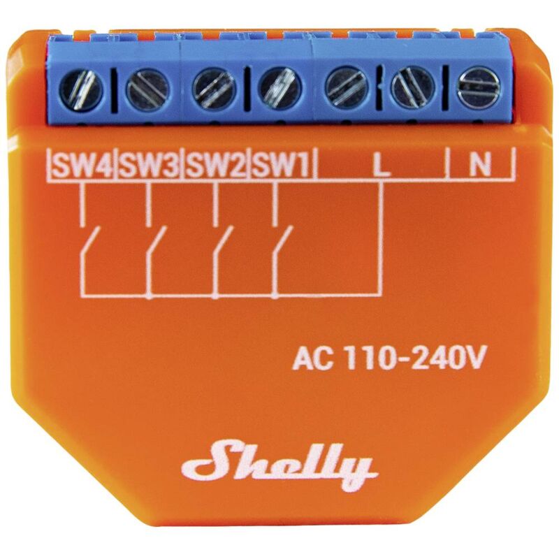 foto del prodotto shelly shelly qubino wave i4 modulo scenario z wave