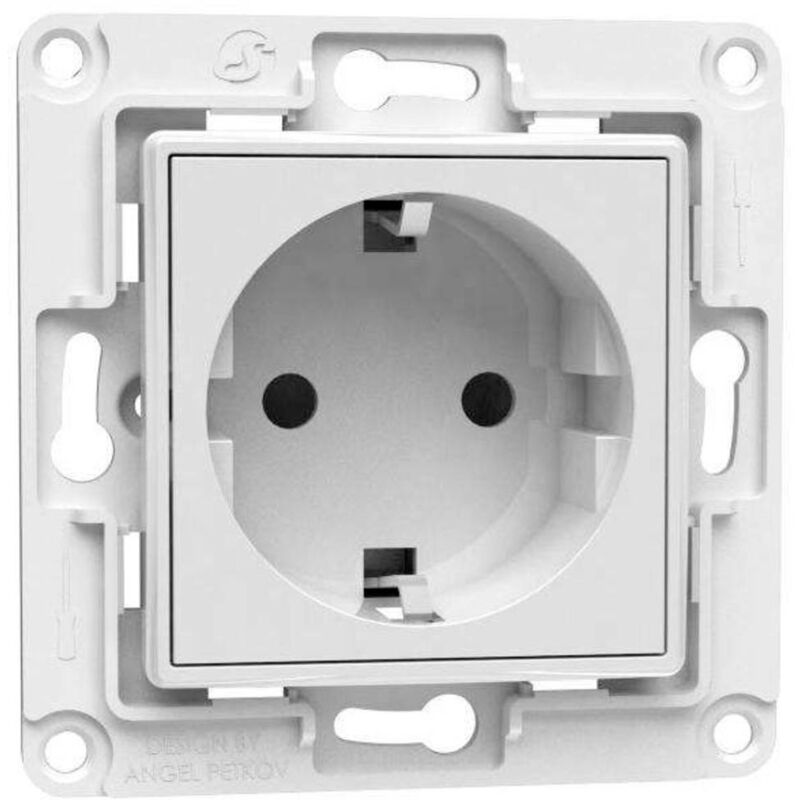 foto del prodotto shelly wall socket eu white presa