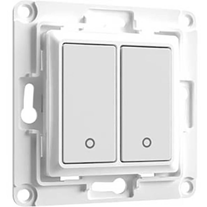 foto del prodotto shelly wall switch 2 white interruttore a parete