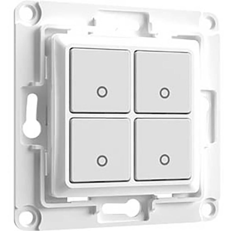foto del prodotto shelly wall switch 4 white interruttore a parete