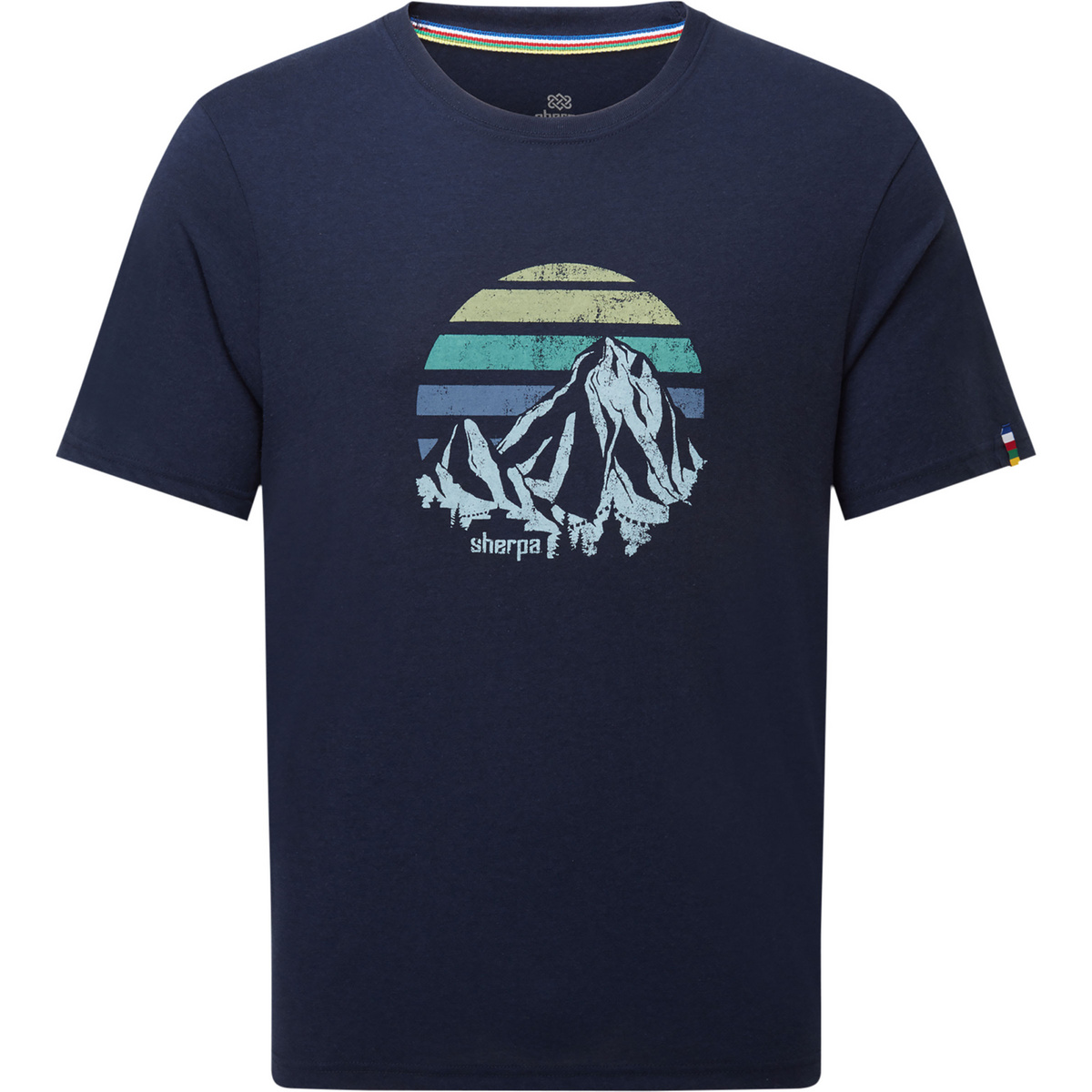 foto del prodotto sherpa adventure gear uomo maglietta bali retro sunset