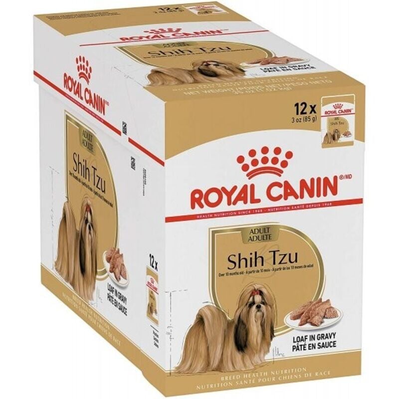 foto del prodotto shih tzu humid, box 12 buste x 85 gr - royal canin