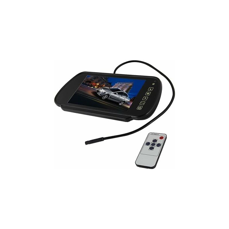 foto del prodotto shmshng specchietto retrovisore per auto, monitor per auto lcd tft da 7 pollici specchietto retrovisore monitor per retromarcia per auto rapanda