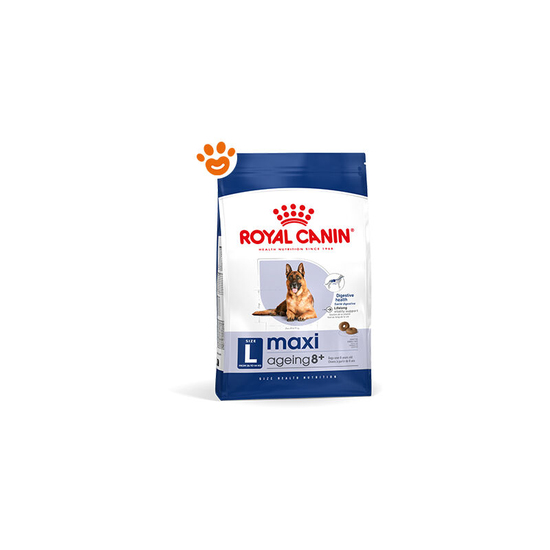 foto del prodotto shn dog maxi ageing 8 shn dog maxi ageing 8 sacco da 3 kg royal canin