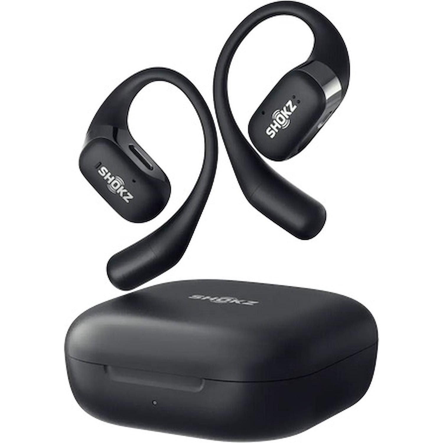 foto del prodotto shokz openfit cuffie wireless a clip chiamate musica sport tutti i giorni bluetooth nero