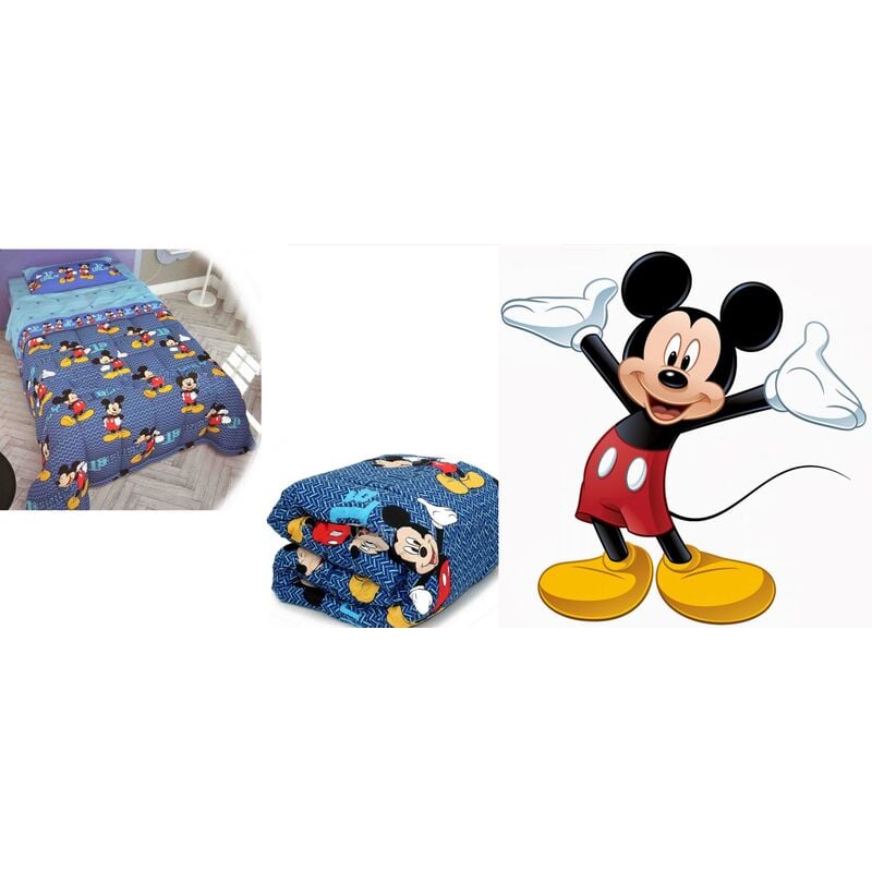 foto del prodotto shopping in rete piumone disney topolino mickey trapunta singolo morbida soffice una piazza