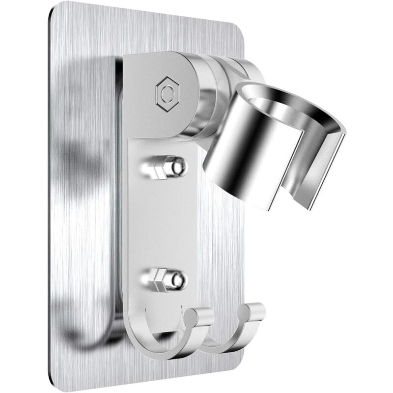 foto del prodotto shower bracket, no need to drill to install the super glue, the bracket can be adjusted 90 degrees, strong adhesion, waterproof