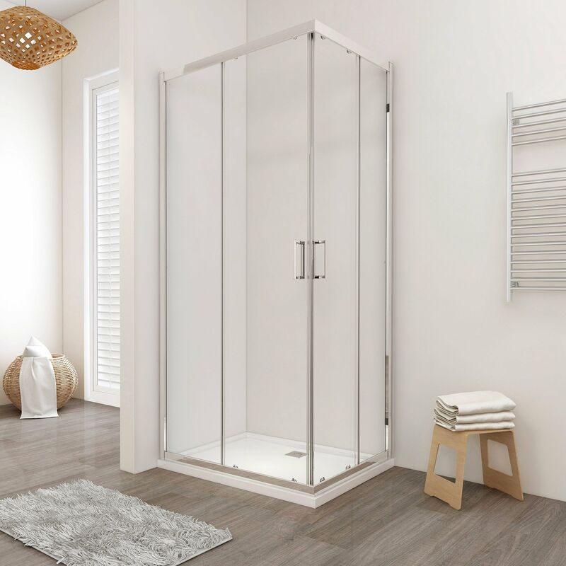 foto del prodotto showerdesign box doccia lisbona doppia porta scorrevole rettangolare 120x70 cm altezza 190 cm cristallo 6 mm