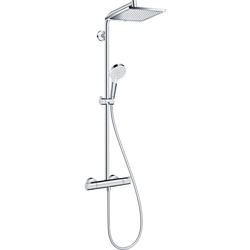 foto del prodotto showerpipe crometta e 240, set doccia 1 getto, cromato 27271000 hansgrohe