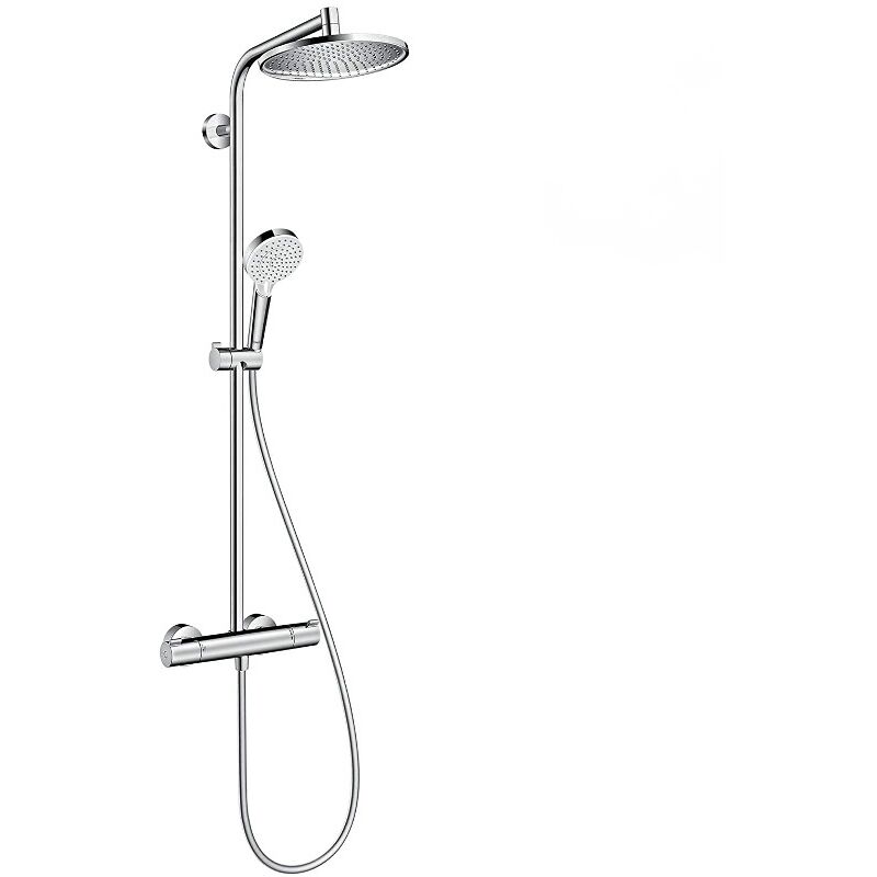 foto del prodotto showerpipe crometta s 240, colonna doccia a 1 getto con miscelatore termostatico ecosmart hg 27268000 hansgrohe