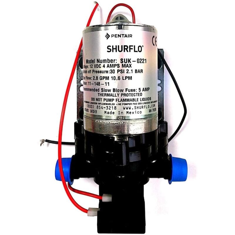 foto del prodotto shurflo trail king size 10 pompa dell acqua, colore argento, 12 v 30 psi