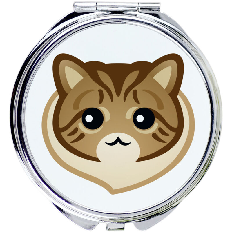 foto del prodotto siberian - specchio tascabile per borsetta di art-dog