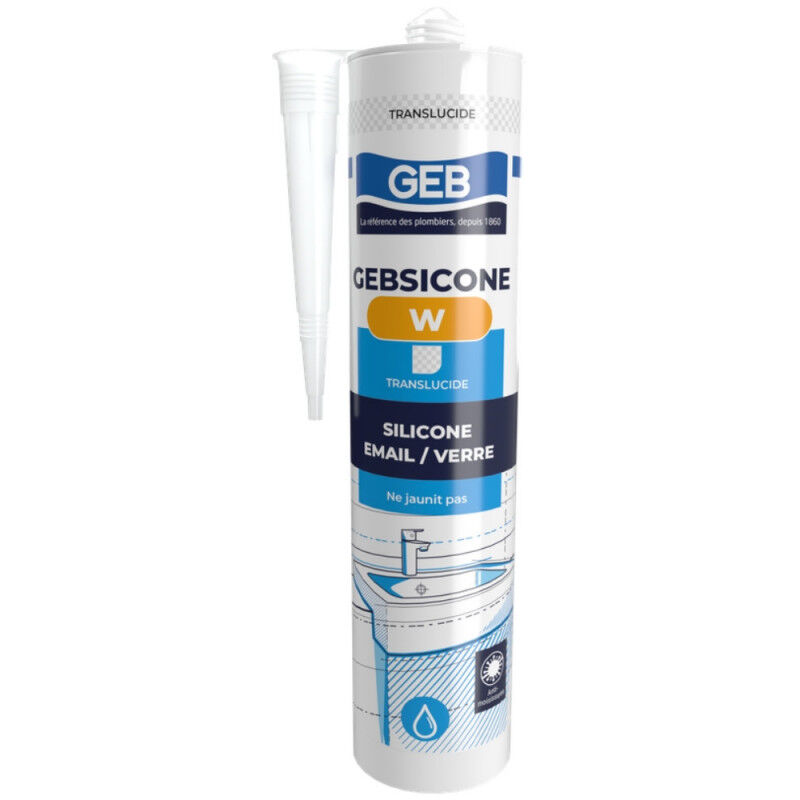 foto del prodotto sicone w cartuccia da 310 ml, traslucido geb