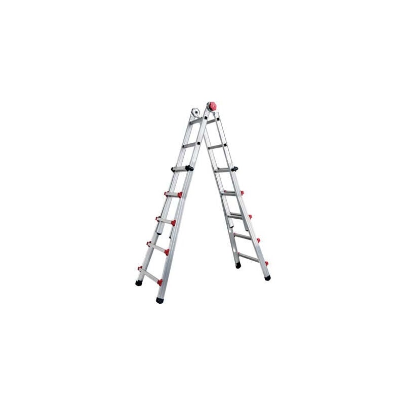 foto del prodotto sicos scala telescopica profi auto alluminio h.cm 165 612 pioli 6 6