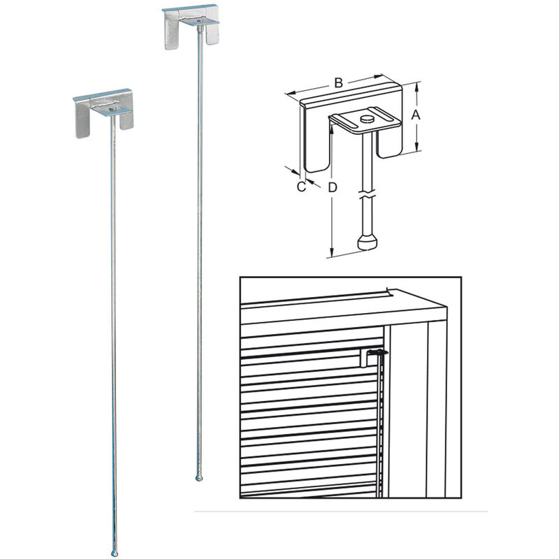 foto del prodotto sicura x tapparelle plastica saltap cm.48