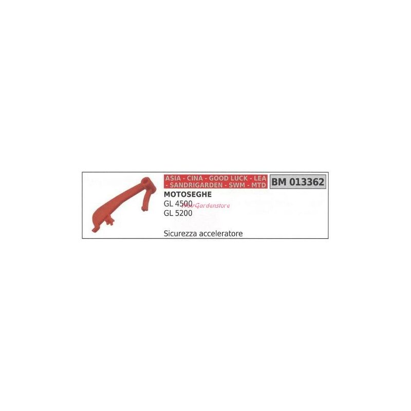 foto del prodotto sicurezza acceleratore cina motosega gl 4500 5200 013362