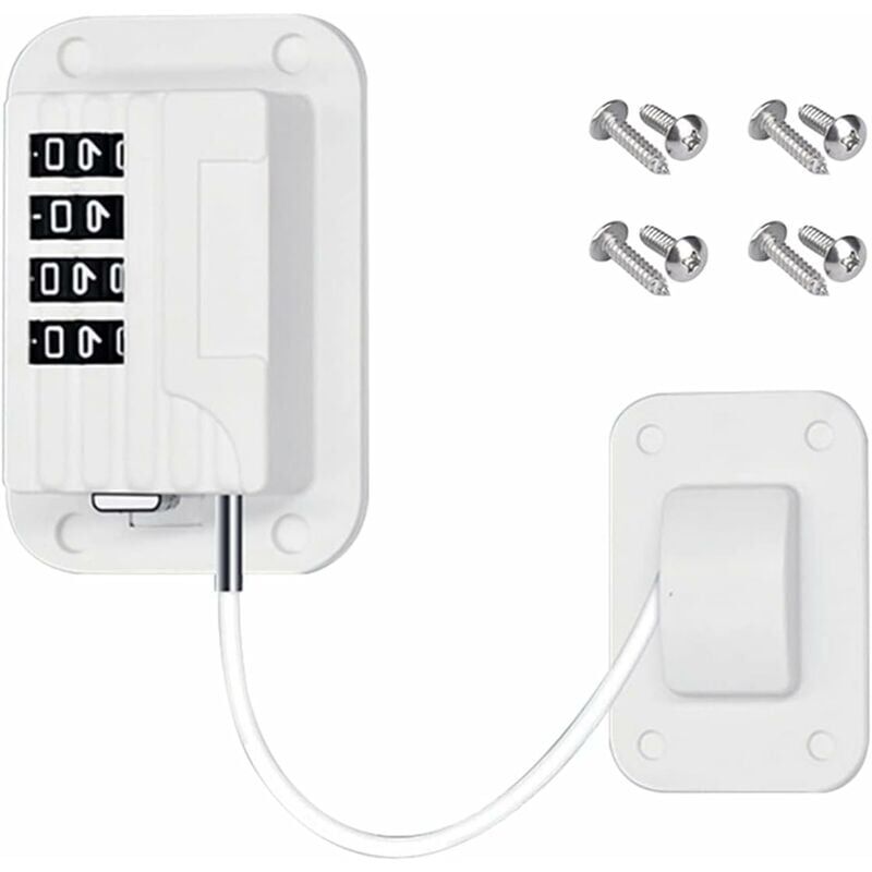 foto del prodotto sicurezza per finestre per bambini, armadietto per file, frigorifero con password, protezione di sicurezza per la casa, cassetti, blocco di sicurezza