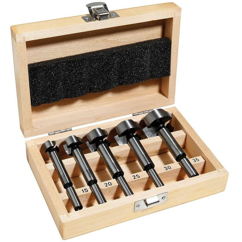 foto del prodotto sidamo - set di 5 punte a fondo piatto hss - d 15-20-25-30-35