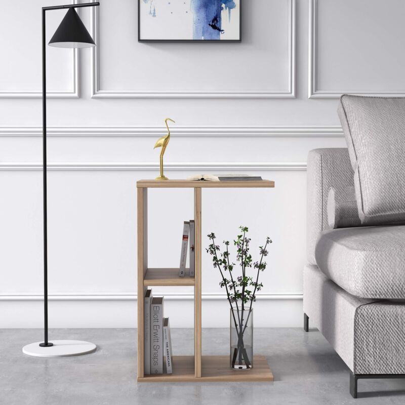 foto del prodotto side table, chipboard materiale feed plastica, quercia, taglia unica ruumstore