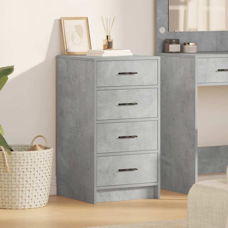 foto del prodotto sideboard grigio cemento 40x41x75 cm legno ingegnerizzato vidaxl