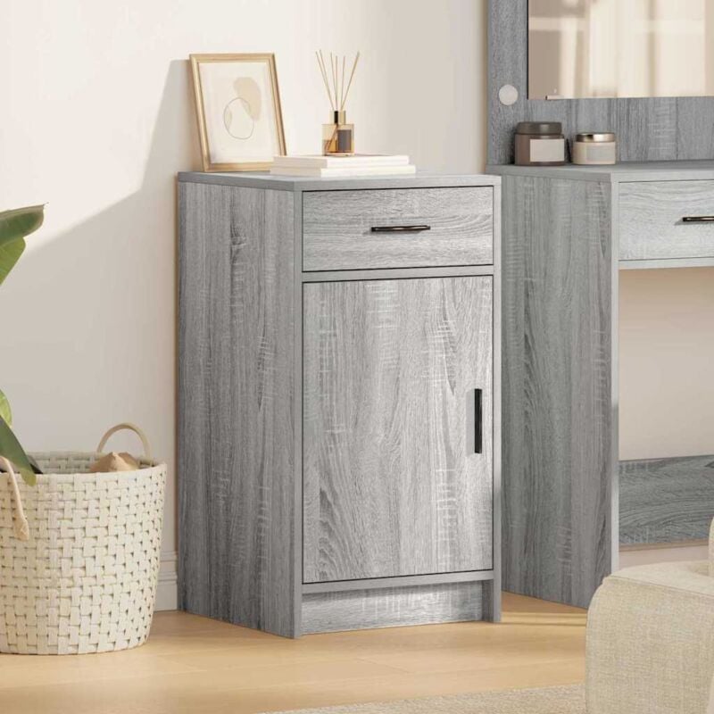 foto del prodotto sideboard vitaxl grigio sonoma 40x41x75 cm legno ingegnerizzato vidaxl