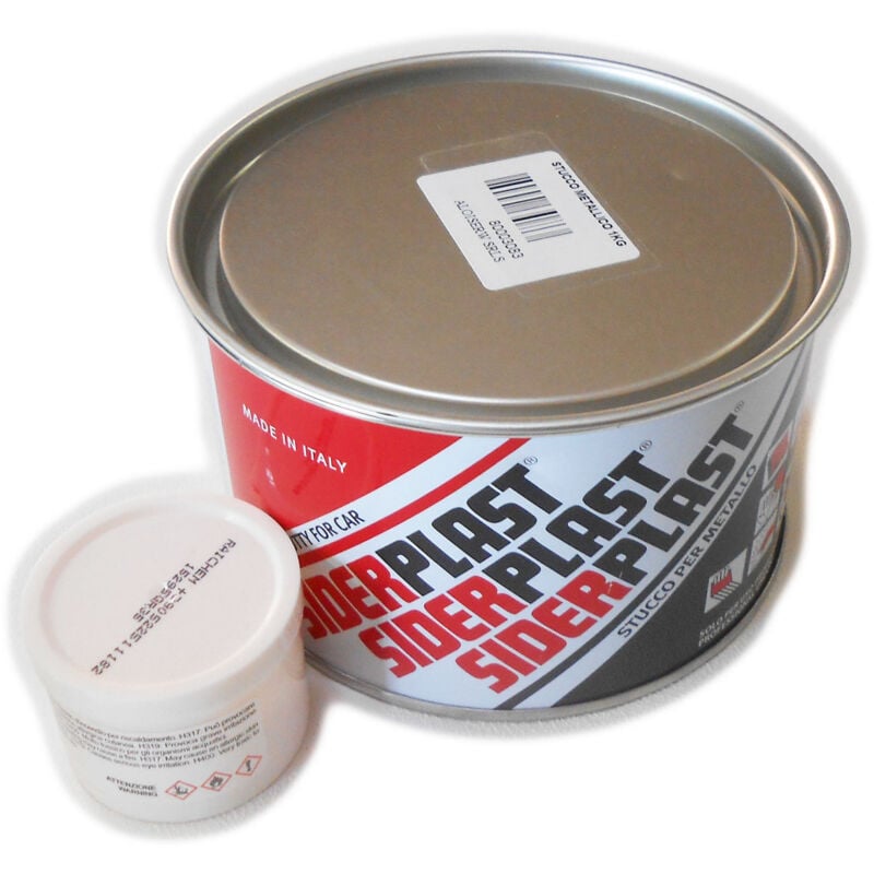 foto del prodotto siderplast sid 40 1kg stucco bicomponente per metallo