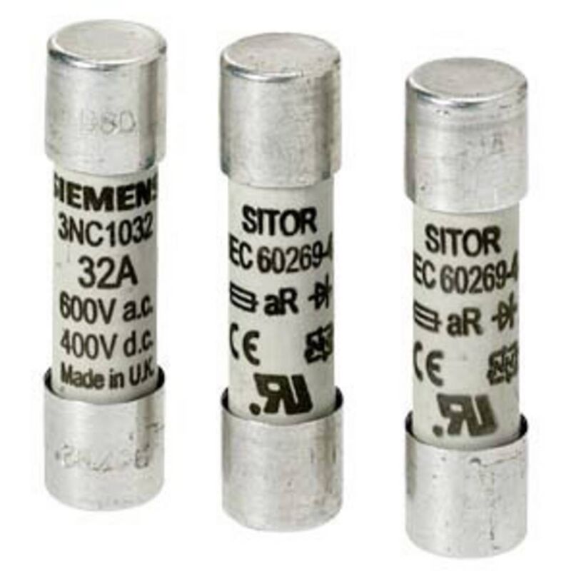 foto del prodotto siemens 3nc1020 inserto fusibile a cilindro 20 a 600 v 1 pz.