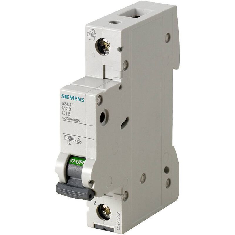foto del prodotto siemens - 5sl41026 5sl4102-6 interruttore magnetotermico 1 polo 2 a 230 v, 400 v