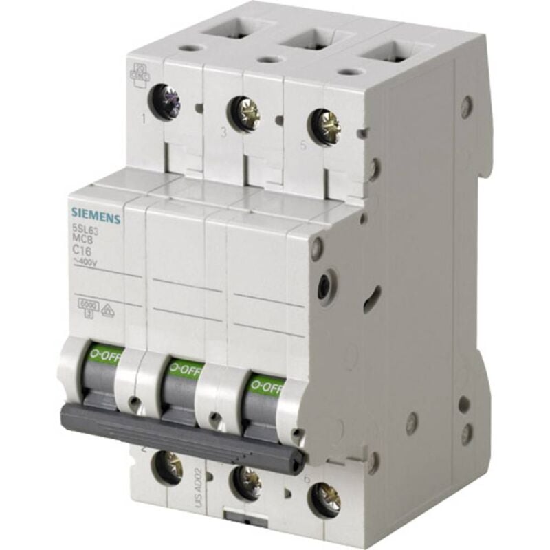 foto del prodotto siemens 5sl63326 interruttore magnetotermico 3 poli 32 a 400 v