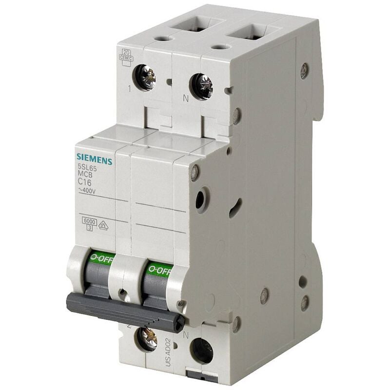 foto del prodotto siemens 5sl65166 5sl6516 6 interruttore magnetotermico 16 a 230 v