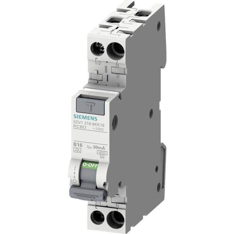 foto del prodotto siemens 5sv13166kk13 magnetotermico e differenziale 2 poli 13 a 0.03 a 230 v