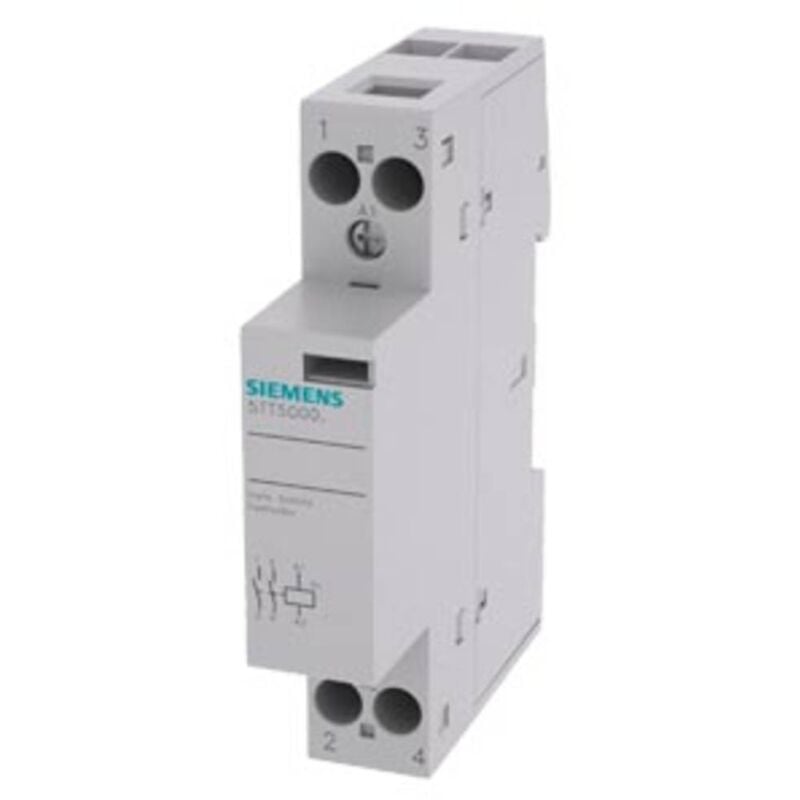 foto del prodotto siemens 5tt5000 0 contattore d installazione 2 na 20 a 1 pz.
