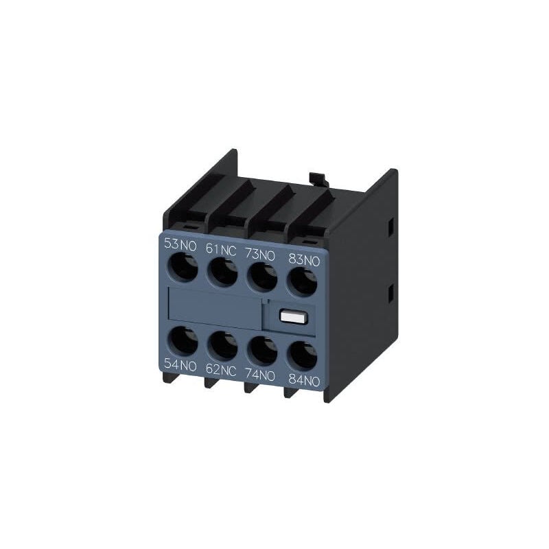foto del prodotto siemens blocchetto di contatti ausiliari, 3no 1nc, vie di corrente 1no, 1nc, 1no, 1no, per contattori ausiliari, s00
